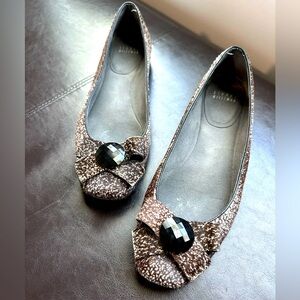 Stuart Weitzman Fur Flats